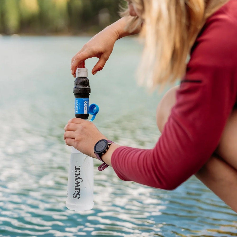 Sawyer Squeeze Wasserfiltersystem, CNOC Premium 1 L Flasche SP302