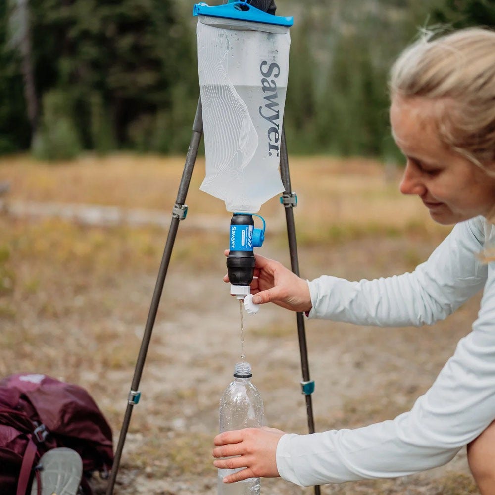 Sawyer Squeeze Wasserfiltersystem, CNOC Premium 2L Wasserbeutel SP303