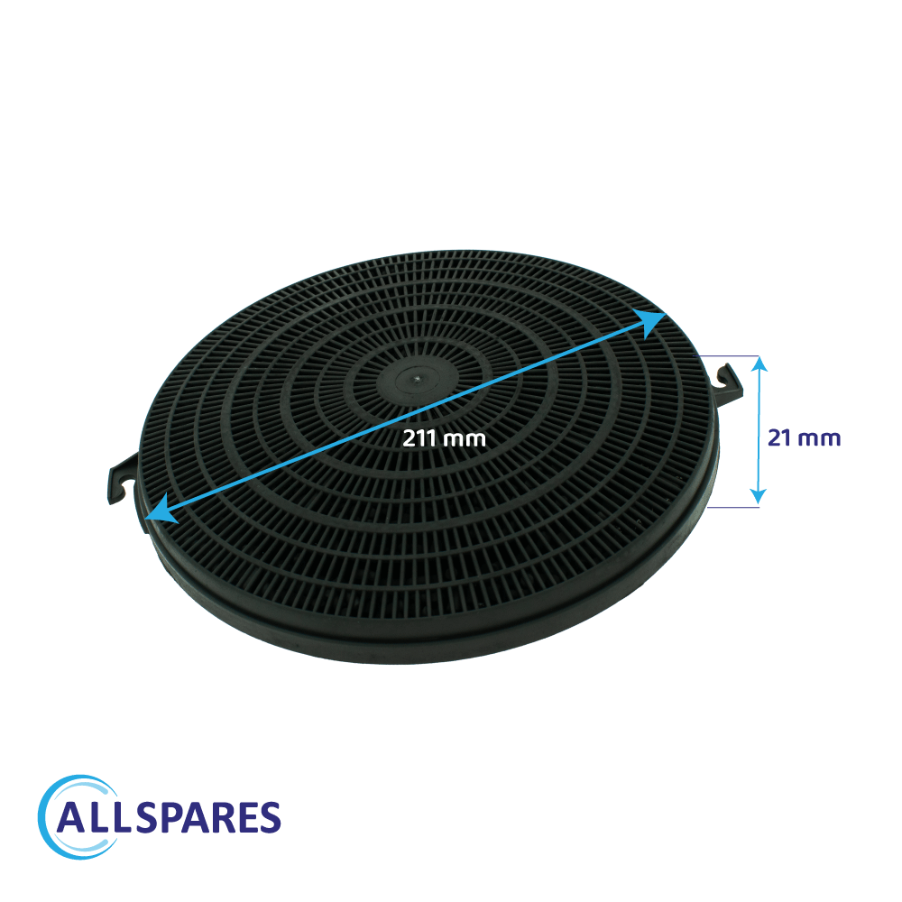 Aktivkohlefilter geeignet für Rosières 49018368