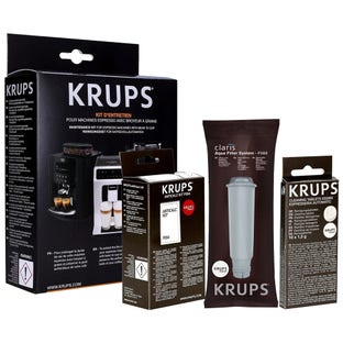 Krups Pflegemittelset Wasserfilter + Reinigungstabletten + Entkalkungspulver