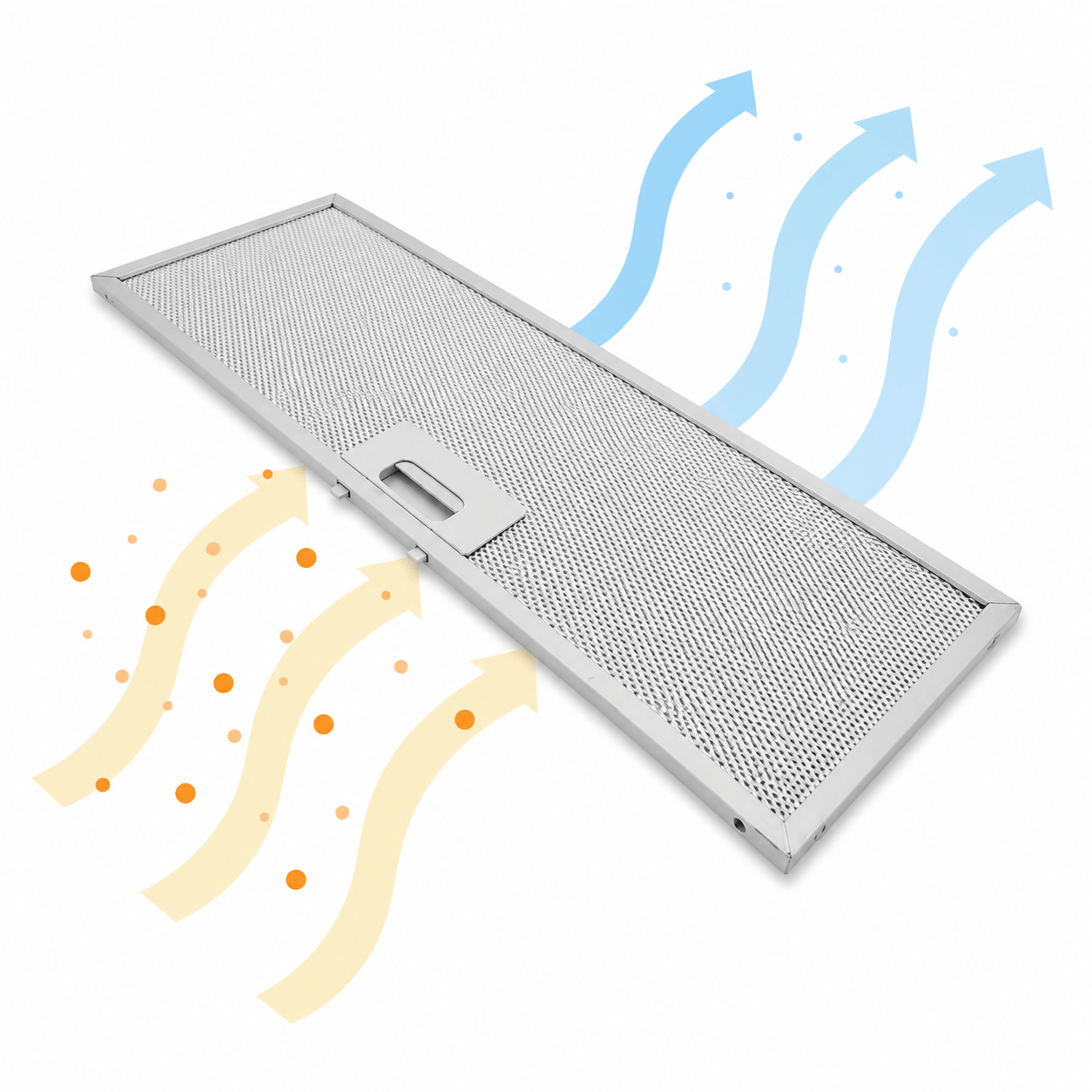 Whirlpool Metall-Fettfilter 459x178mm 481248058314