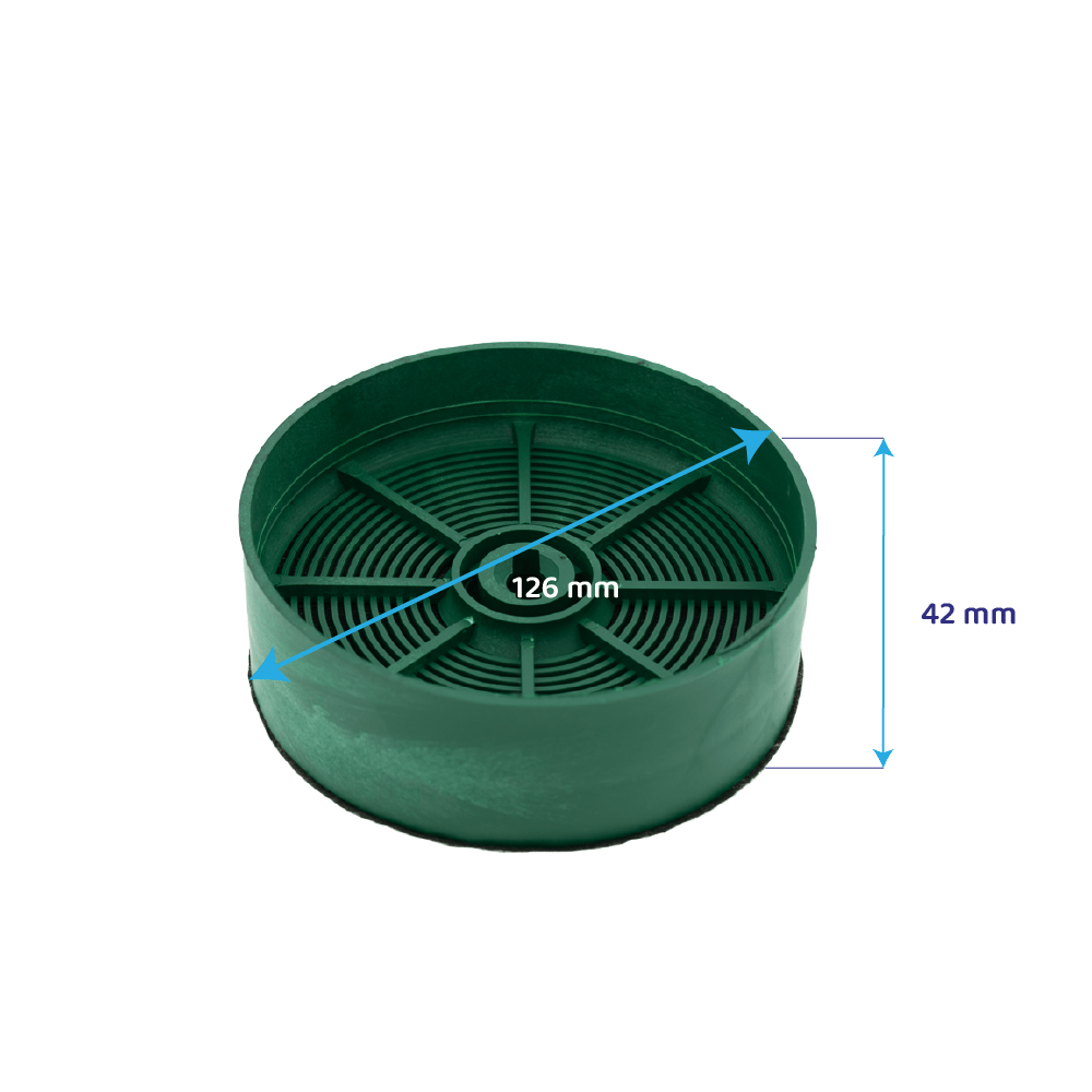 Longlife Aktivkohlefilter geeignet für Pelgrim HF2009 (2St.)