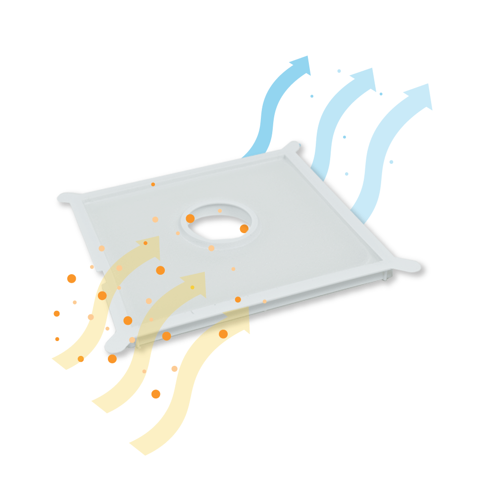 Filtermatte Ventilator geeignet für Helios ELF ELSD 00587 (2St.)