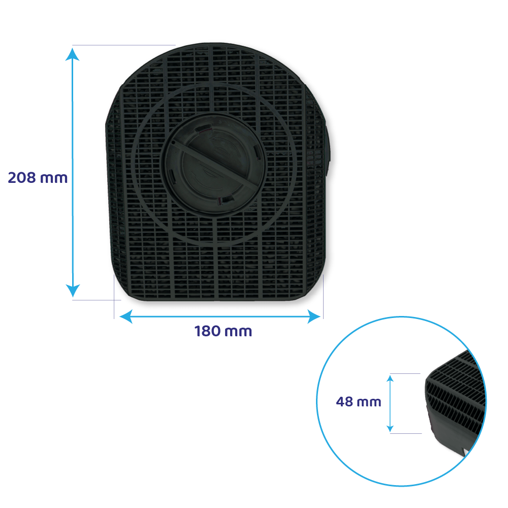AEG Aktivkohlefilter MCFE14 / 9029800605 (2St.)